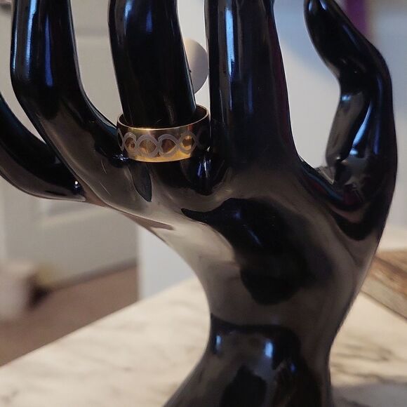 Gold Color Stainless Steel Ring Size 11 - Picture 6 of 9